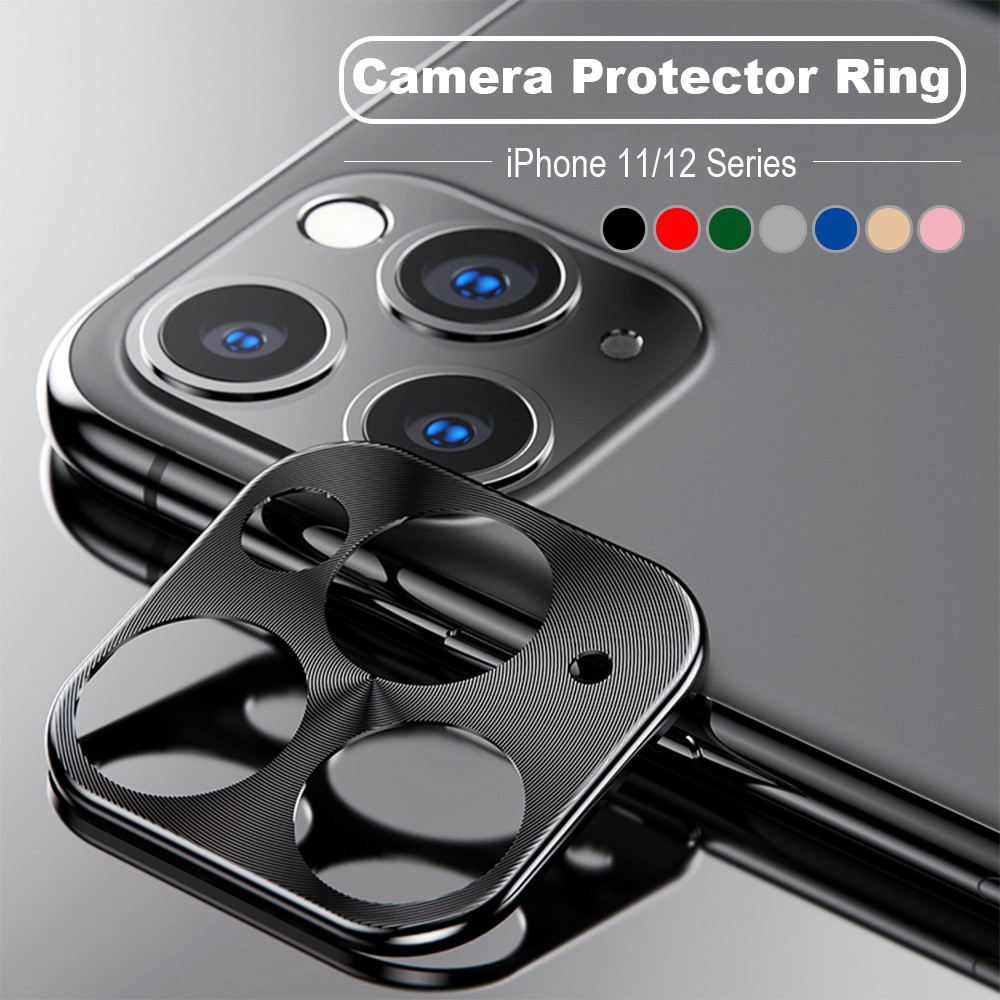 Back Camera Lens Cover Protector Metal Ring iPhone 12 11 Pro Max 12Mini