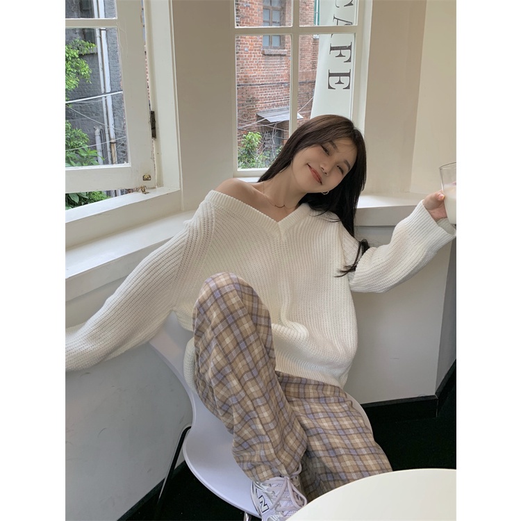 Áo khoác cardigan dệt kim dài tay 2 cách mặc thời trang mùa thu phong cách Hàn Quốc cổ điển cho nữ | BigBuy360 - bigbuy360.vn
