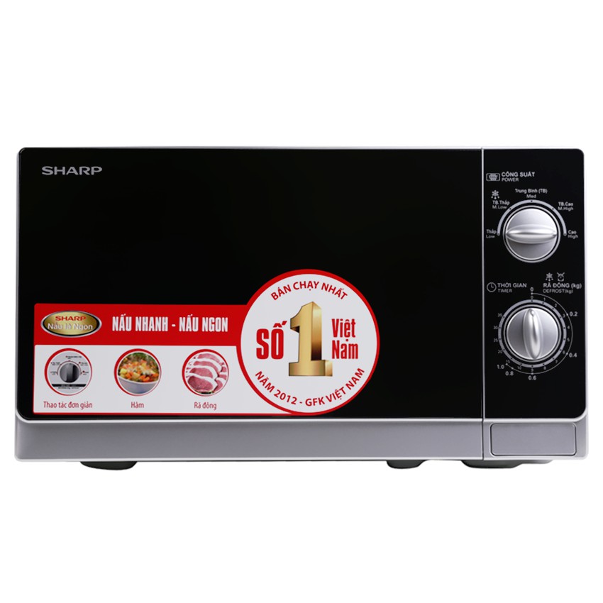 Lò vi sóng Sharp R-205VN-S 20 lít