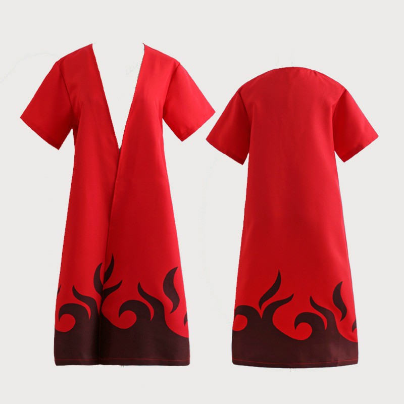 ♪ Naruto Cloak Robe Cape Akatsuki Cosplay phục vụ Halloween người lớn ăn mặc lên