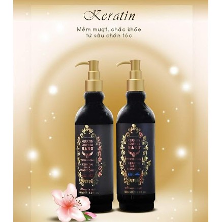 ( CHÍNH HÃNG ) Dầu gội xả Keratin Complex Nano phục hồi tóc khô xơ hư tổn