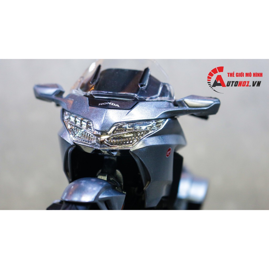 MÔ HÌNH XE HONDA GOLDWING 2020 SILVER 1:12 WELLY 7489