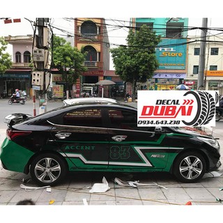 Tem Dán Sườn Xe Hyundai Accent 83