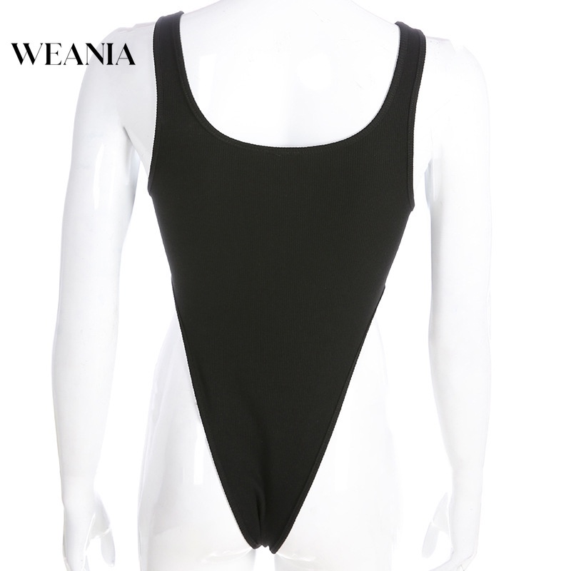 Bodysuit Lưng Cao Thiết Kế Khoét Sâu Quyến Rũ