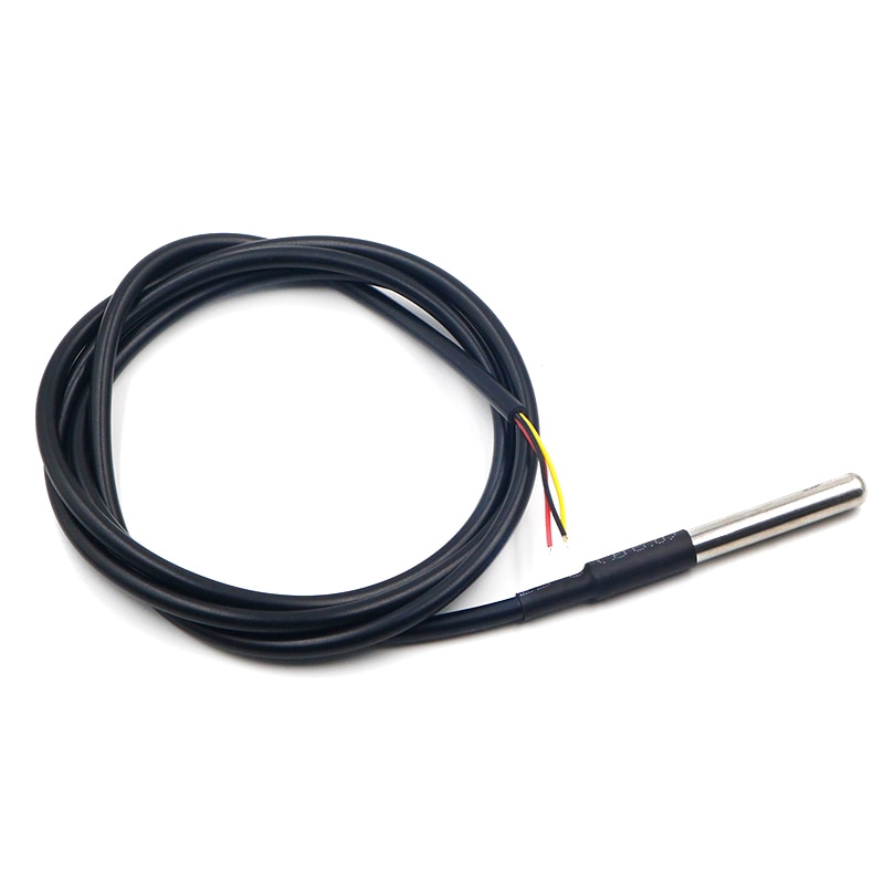 Cảm Biến Nhiệt Độ Chống Thấm Nước ds18b20 ds1820 Bằng Thép Không Gỉ Dùng Cho arduino