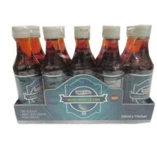 Nước mắm Hạnh Phúc chai 50ml x 10 chai