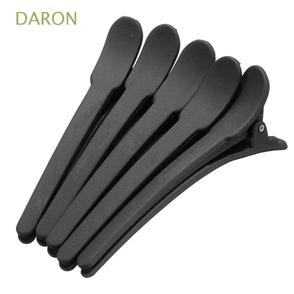 [Hàng mới về] Bộ 12 kẹp gắp tóc chuyên dụng màu đen nhám cho salon tạo kiểu tóc