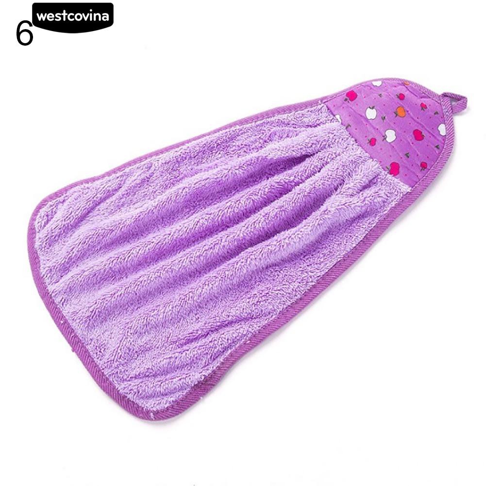 Khăn Lau Tay Treo Tường Mềm Mại Thấm Hút Tốt