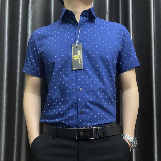 Sơ mi nam hoạ tiết