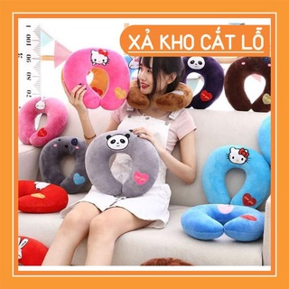 [FREE SHIP] Gối kê cổ chữ U hình thú ngộ nghĩnh [XẢ KHO HOT]
