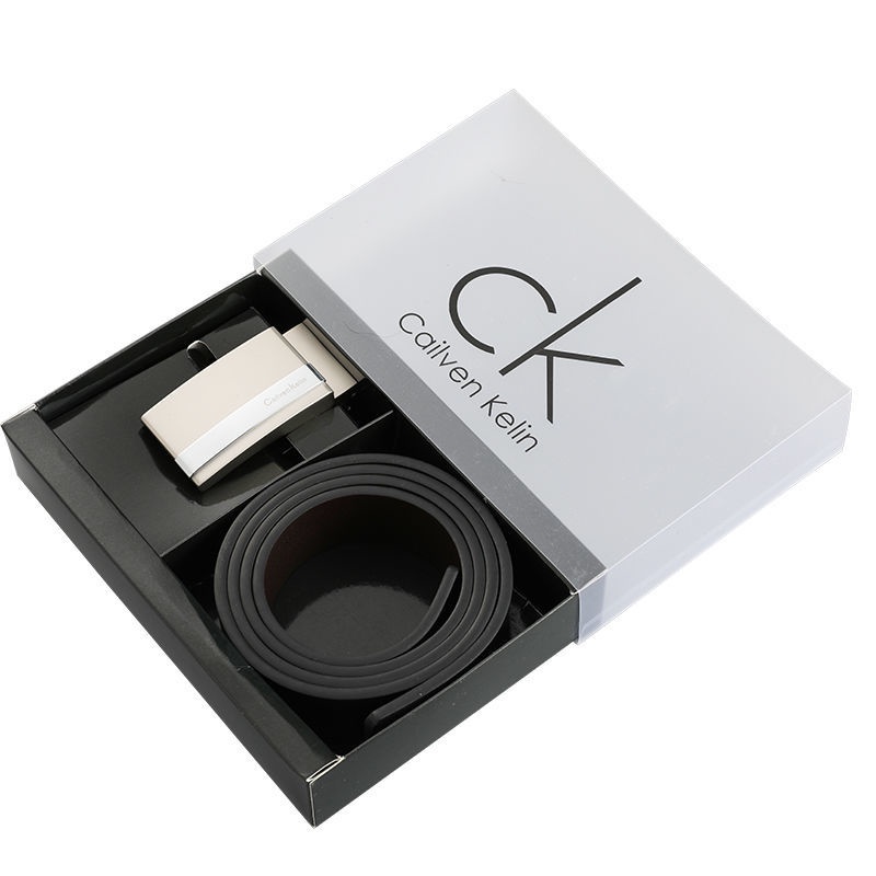 Thắt Lưng Da Bò ck Cài Khóa Tự Động Thiết Kế Đơn Giản Hợp Thời Trang Cho Nam mc6v