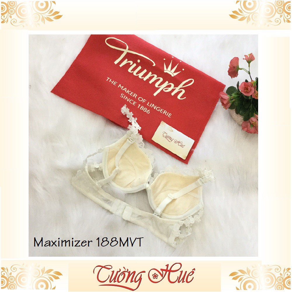 SALE SALE SALE - Áo lót nữ Triumph Maximizer 188 MVT áo ngực ren hoa xẻ V sâu.