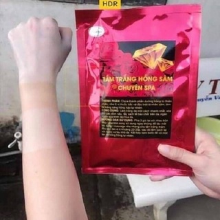 Tắm Trắng Hồng Sâm chuyên Spa