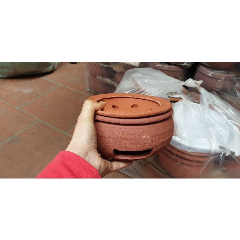 Lò đất xông trầm đường kính 16cm