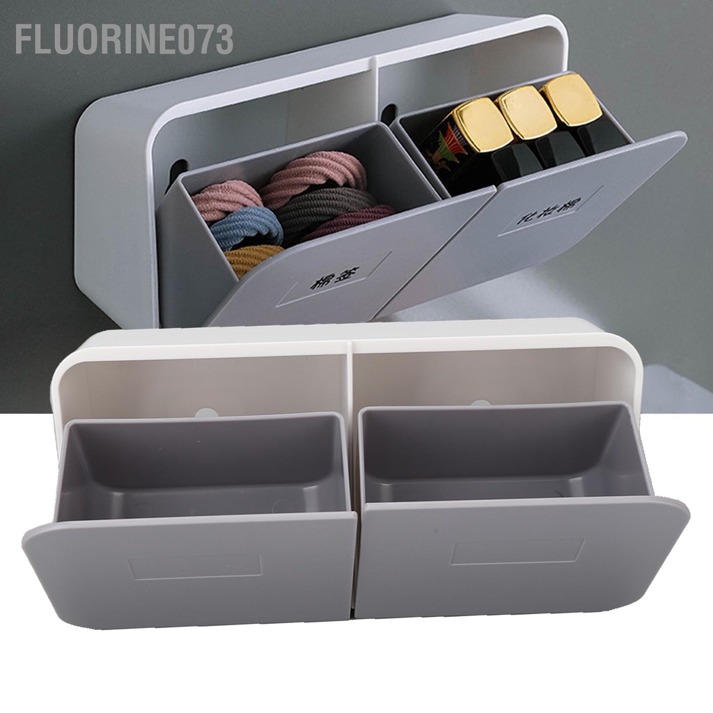 [Hàng Sẵn] Hộp đựng đồ treo tường đa năng dành cho nhà bếp và phòng tắm 【Fluorine073】