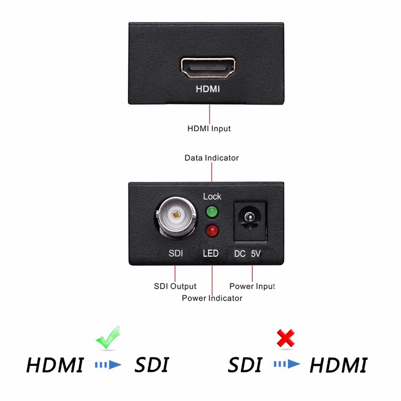 Cáp Chuyển Đổi HDMI Sang SDI 1080P HD Sang BNC SDI / HD-SDI / 3G-SDI