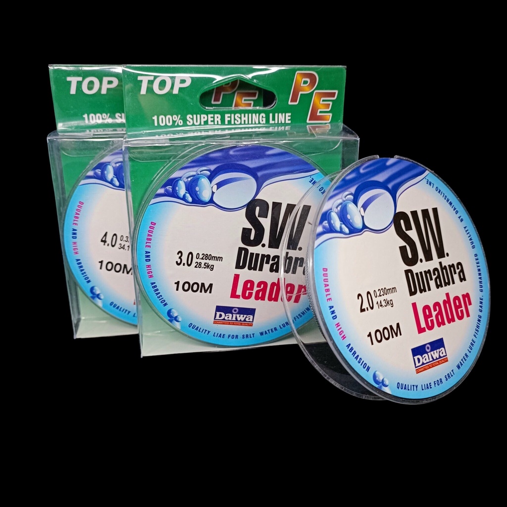 Dây dù câu cá Daiwa SW 100m siêu bền, giá rẻ docaulure25 dây dù câu lure giá rẻ