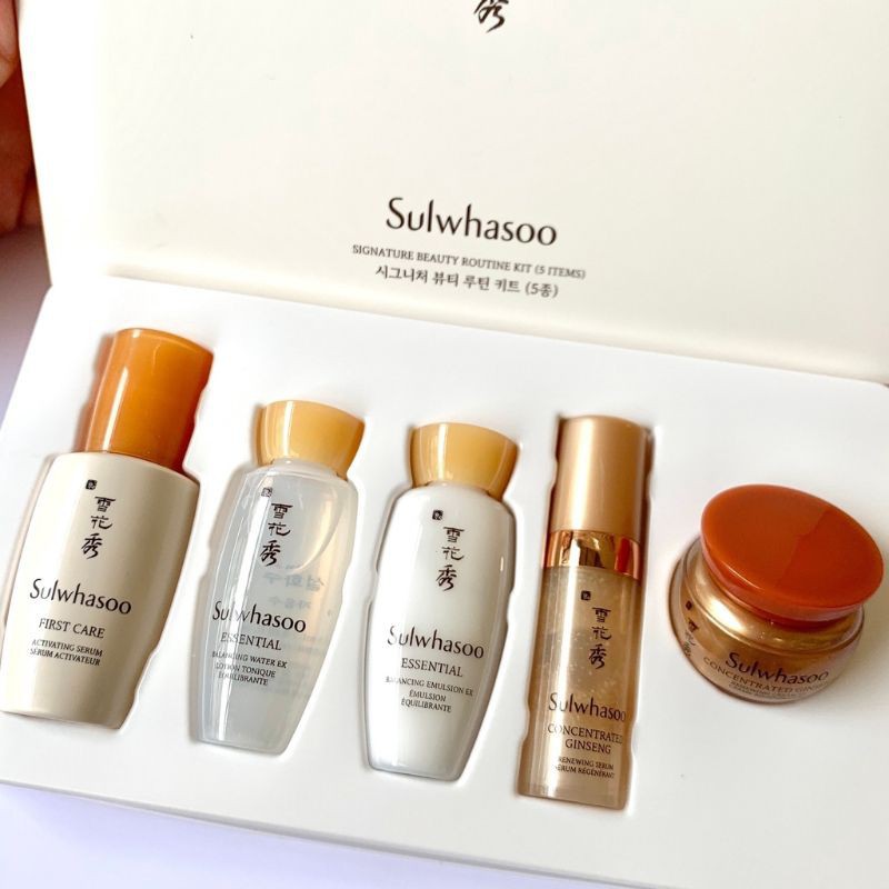 SET DƯỠNG DA Sulwhasoo Signature Beauty Routine Kit (5 Items)