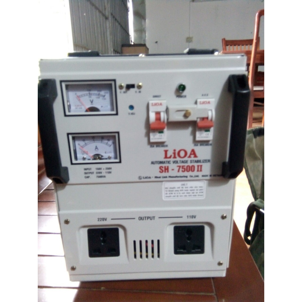 ☄️Ổn áp 1 pha LIOA SH-7500II 7.5kVA là loại tiết kiệm điện siêu bền☄️
