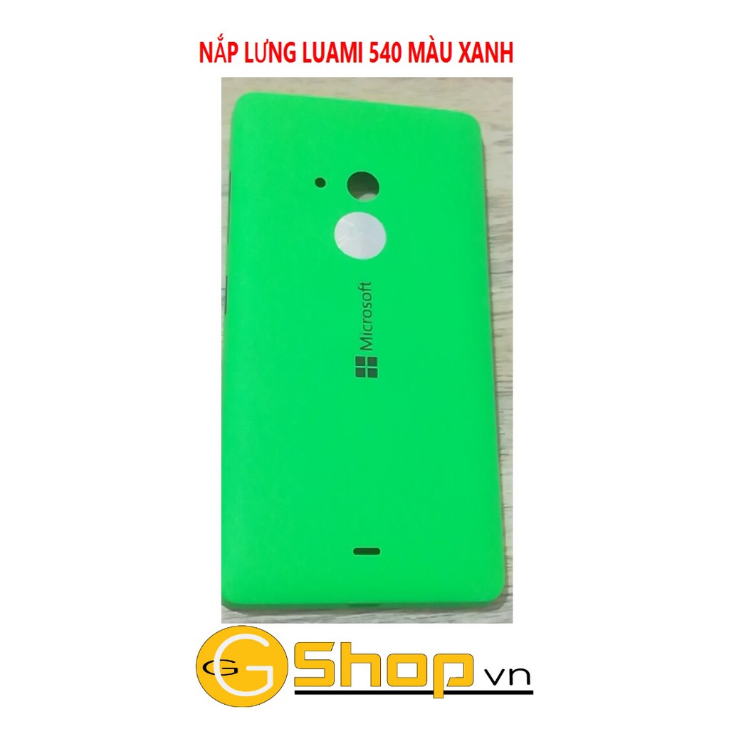 NẮP LƯNG LUAMI 540 MÀU XANH