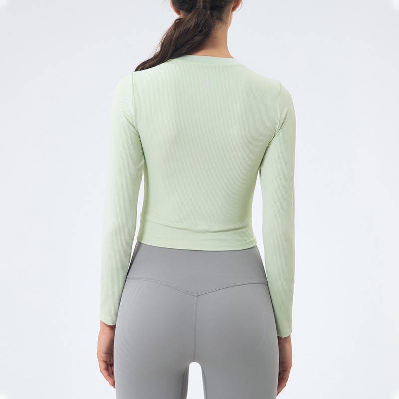 Lululemon    Áo Thun Thể Thao Dài Tay Cổ Tròn ds151 Chất Lượng Dành Cho Nữ