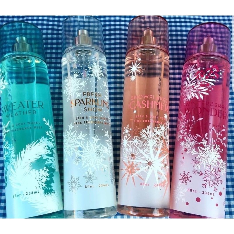 𝘽𝘼𝙈𝘽𝙄  Xịt thơm toàn thân 𝐒𝐖𝐄𝐀𝐓𝐄𝐑 𝐖𝐄𝐀𝐓𝐇𝐄𝐑 Body mist Bath &amp; Body Works