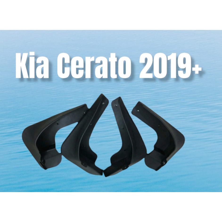 Bộ 4 Chắn Bùn Nhựa Dẻo Xe Kia Cerato 2019 2020 2021 2022 2023- kèm ốc vít - lắp đặt dễ dàng