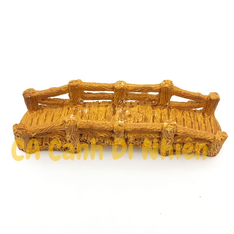 Cầu dây NHỎ làm tiểu cảnh trang trí cho hồ bể cá size 17x5 cm BĐH1-100