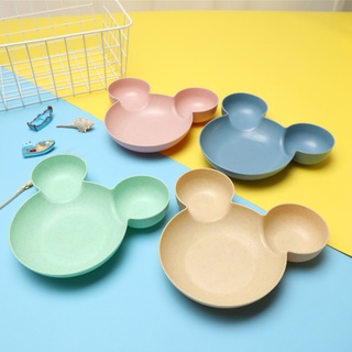 Bát Ăn Dặm Hình Chuột Mickey Cho Bé - Bát Lúa Mạch