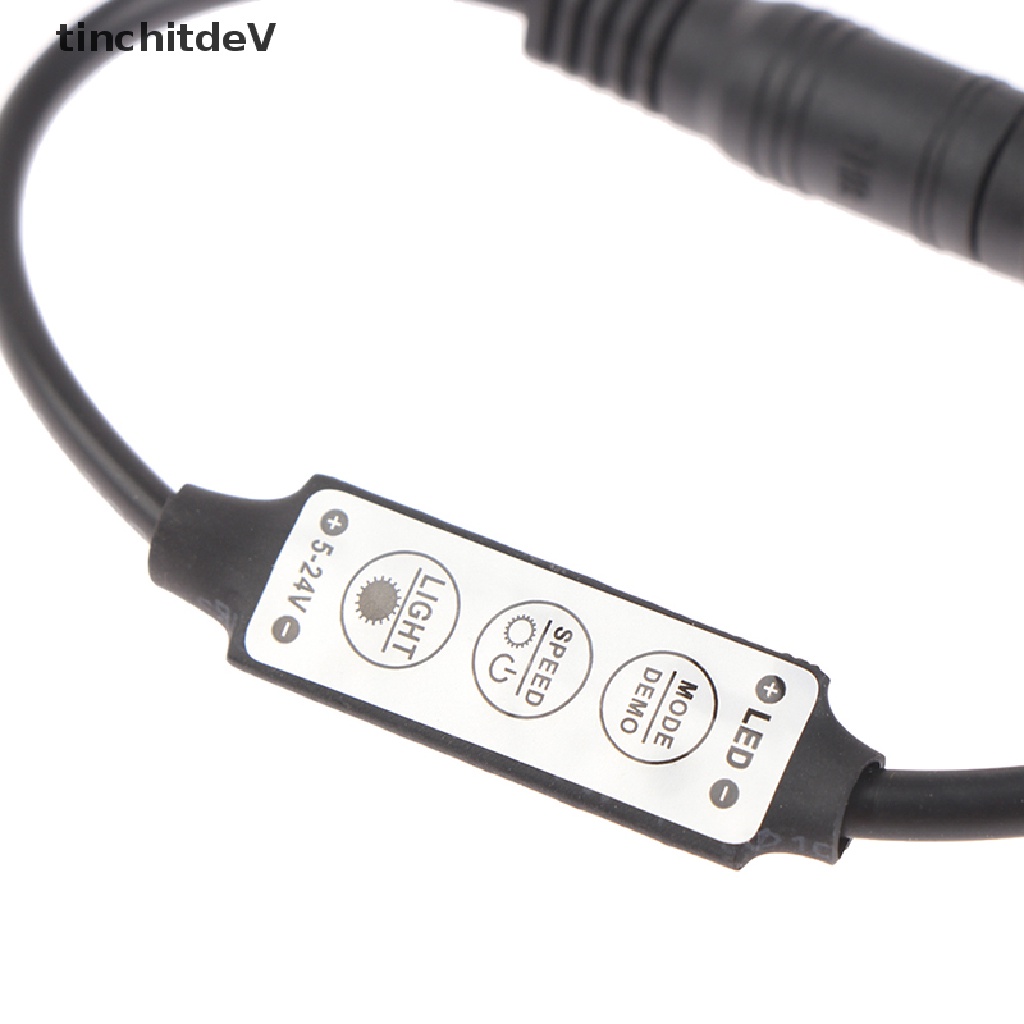 Bộ Điều Khiển Độ Sáng Đèn LED Mini 3 Nút 12V-24V