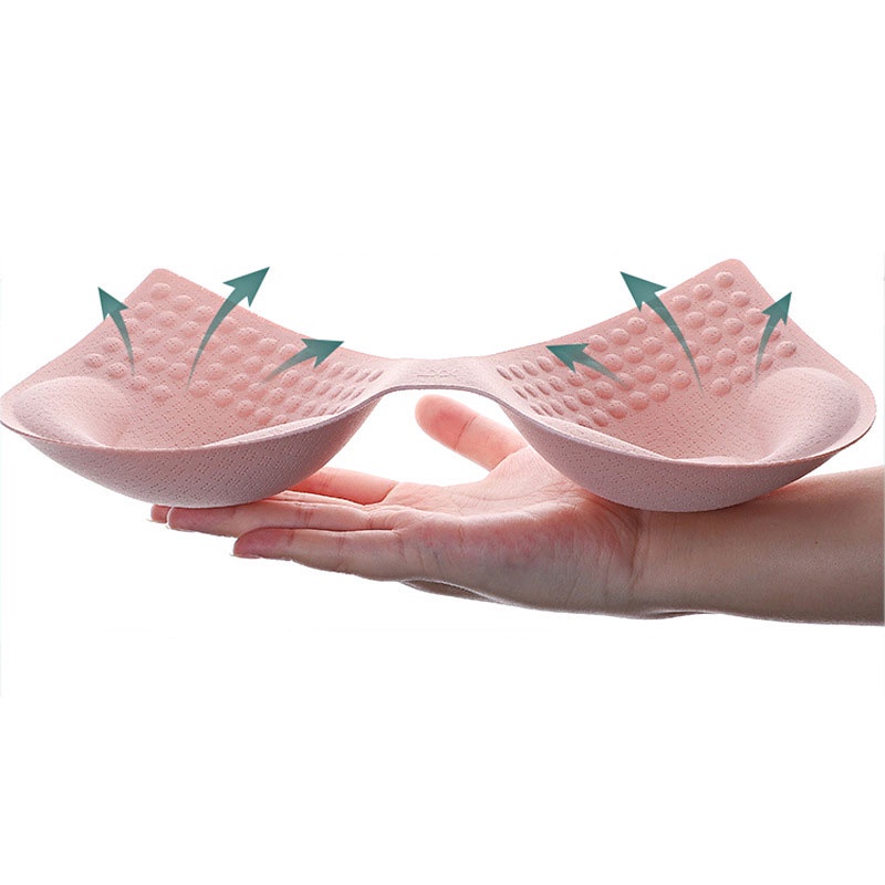 Đệm lót áo ngực bằng latex thoáng khí nhiều kích thước tiện lợi cho nữ