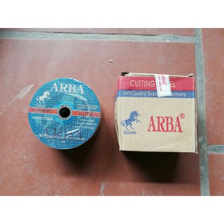 Đá cắt sắt-đá cắt inox 100mm arba 1 hộp/25psc