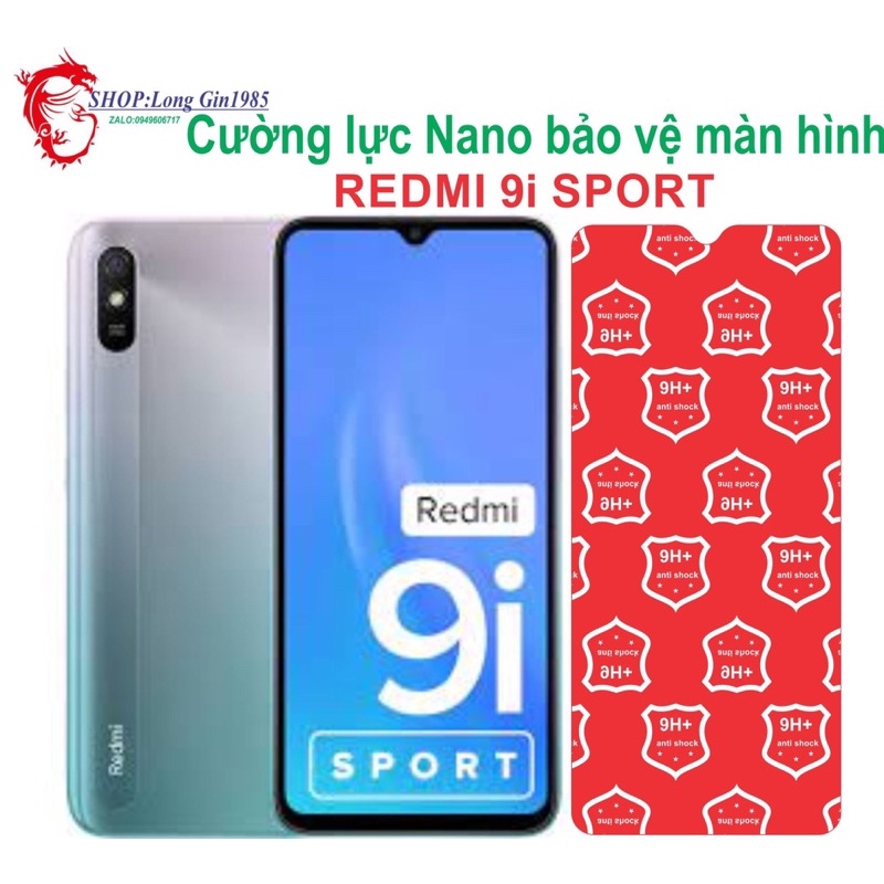 Redmi 9i sport cường lực NaNo chống va đập chống trầy xước tốt