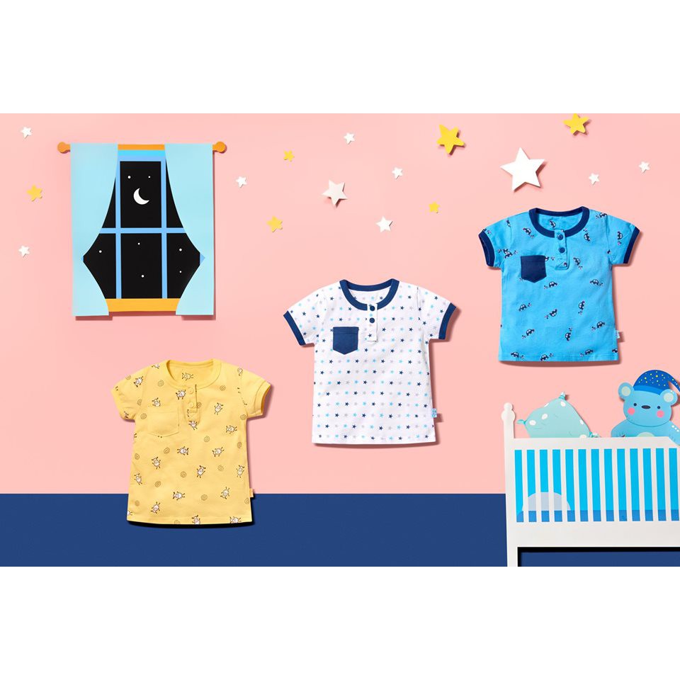 ÁO CỔ NẸP BÉ TRAI LULLABY