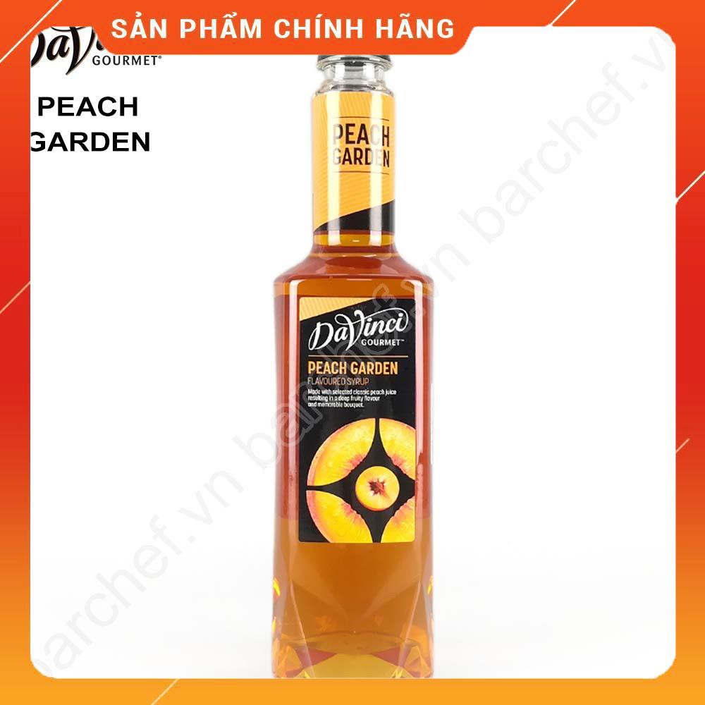 Siro Đào Davinci Gourmet (Peach Garden syrup) - chai 750ml  - Hàng chính hãng