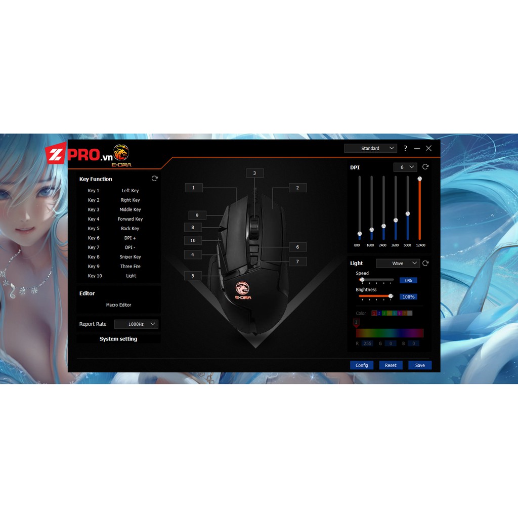 Chuột gaming Edra EM6052 - Pro