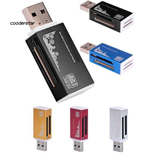 Đầu Đọc Thẻ Nhớ Usb 2.0 Tất Cả Trong 1 Cho Micro Sd Sdhc Tf M2 Mmc Ms Ms Pro