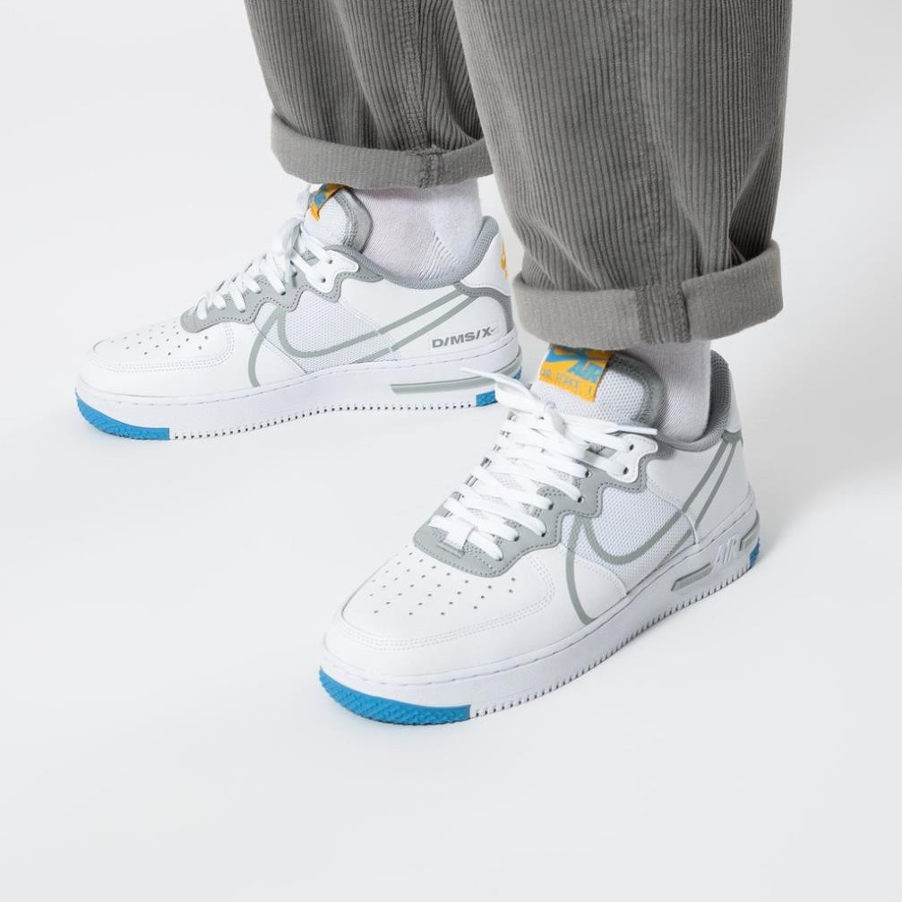 Giày sneaker Nike Air Force 1 React Blue chính hãng