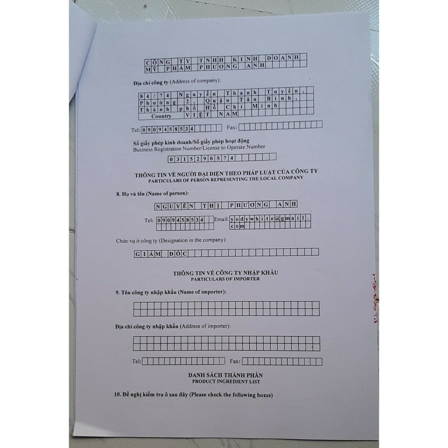 Bột rửa mặt Yody White Phương Anh chính hãng