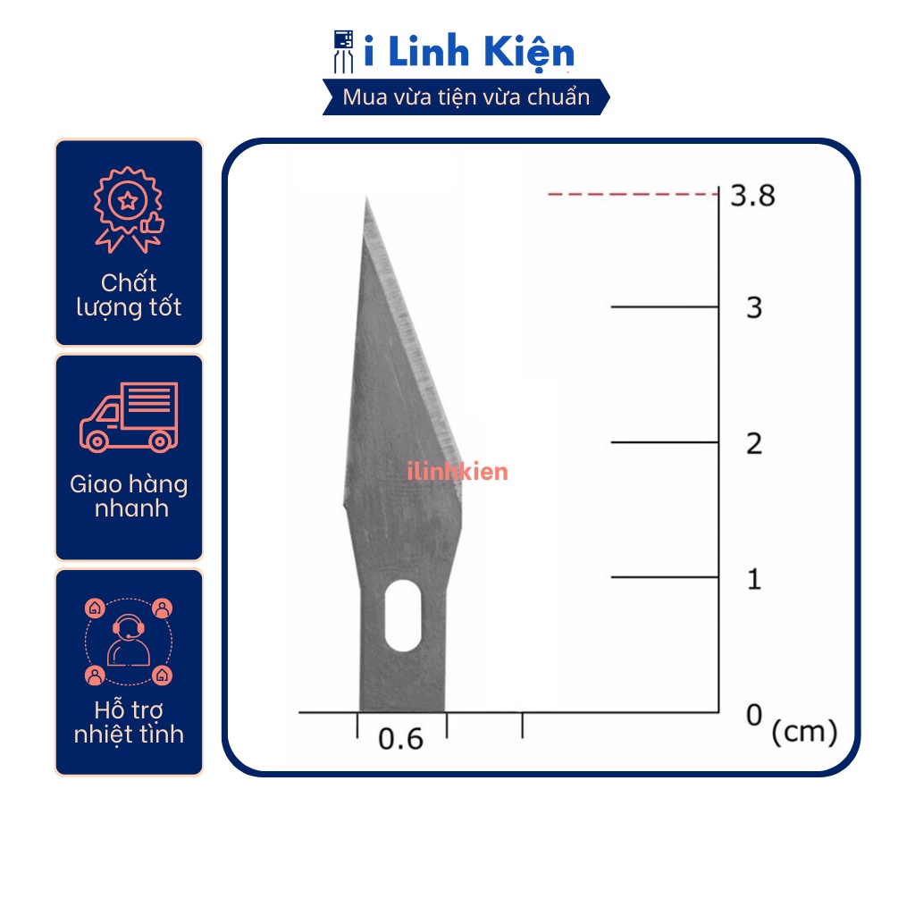 Bộ 5 chiếc lưỡi dao cắt mạch PCB dùng cho WLXY-9310, WLXY-9311