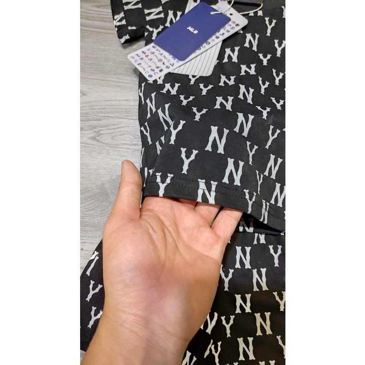 Quần áo cộc tay bé trai, bé gái, bộ đồ cộc tay M..L.B xuất dư họa tiết N..Y thêu xịn cho bé