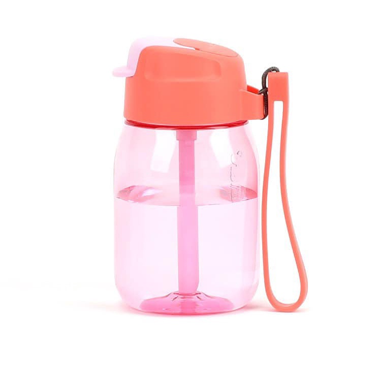 Bình nước cho bé Lohas Mini Lohas with Straw Tupperware 350ml có ống hút chịu nhiệt 110 độ C - Hàng chính hãng