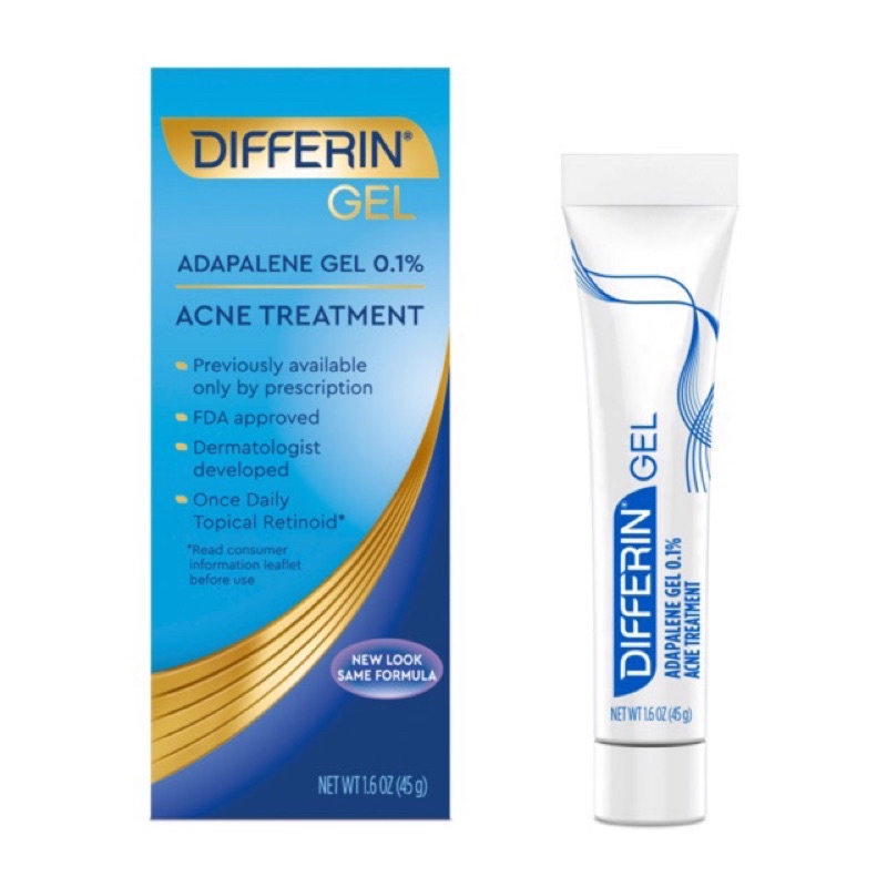 Gel giảm mụn Differin Adapalene gel 0.1% Acne Treatment