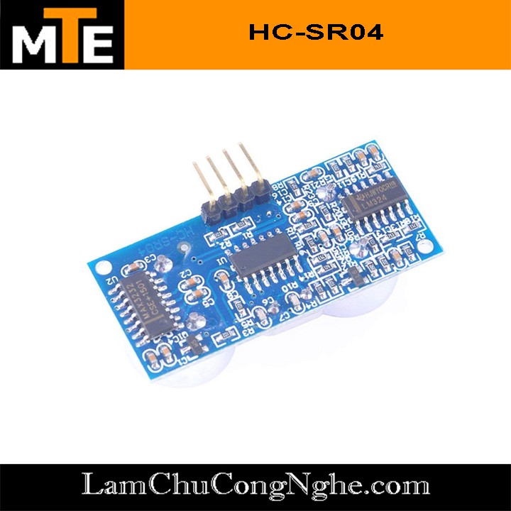 Mạch cảm biến đo khoảng cách dùng sóng siêu âm HC SR04 - Module arduino