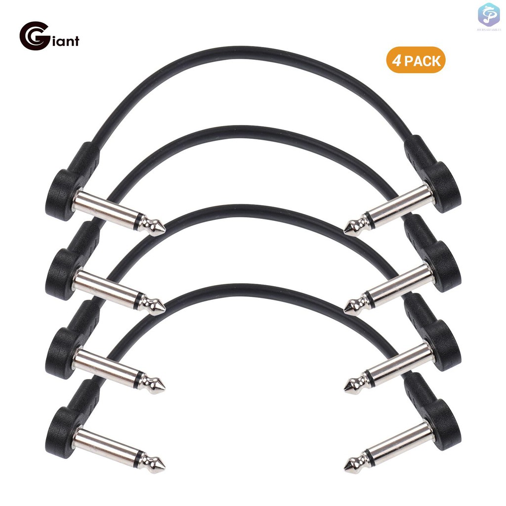 Set 4 Dây Cáp Nối Bàn Đạp Đàn Guitar Ac-8 6 Inch Và 1 / 4 Inch