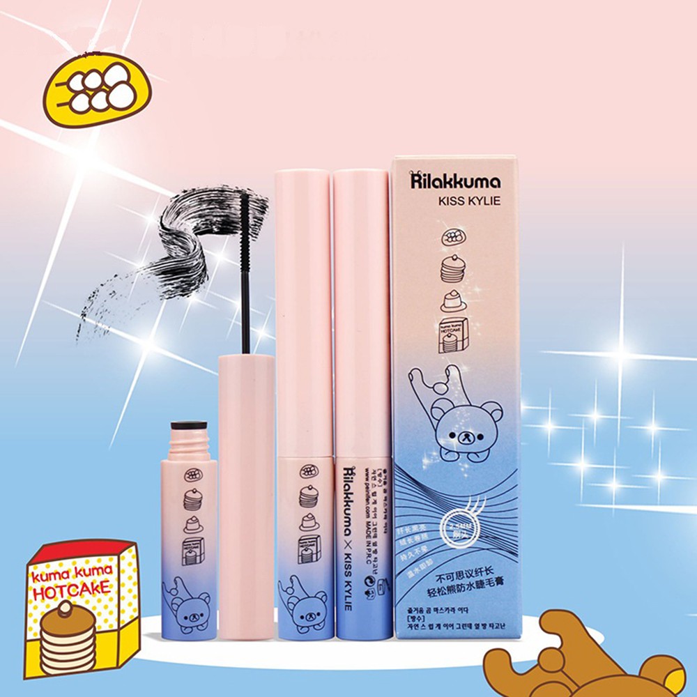 Kiss Kylie Mascara hai lớp dưỡng ẩm không thấm nước lâu trôi giúp làm dày và cong mi | BigBuy360 - bigbuy360.vn