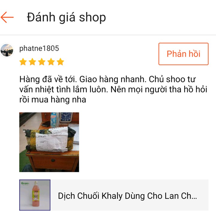 Dịch Chuối Khaly Dưỡng Lan - Phòng Trừ Thối Nhũn Cho Lan Chai 1 Lít