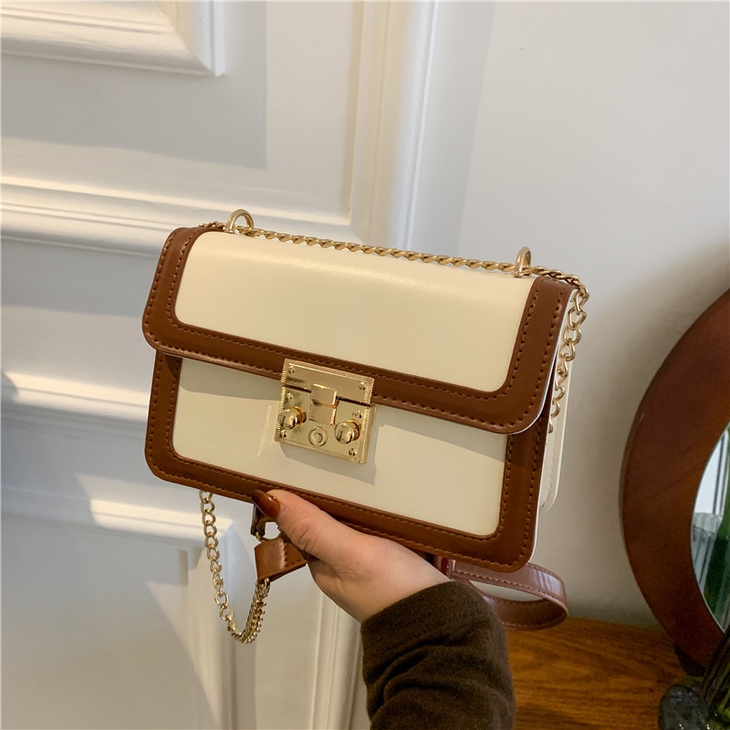 Túi Đeo Vai Màu Sắc Tương Phản Thiết Kế Đơn Giản 2022