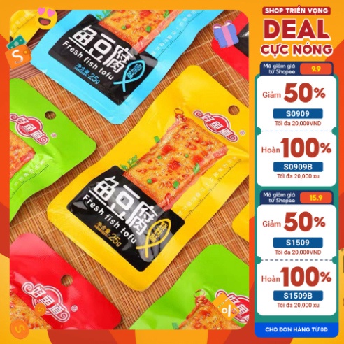 "Best Seller" Đậu hũ chả cá sốt cay tứ xuyên - Gói 25gr - Hàng Ngon Chuẩn Vị Truyền Thống & Chính Hãng