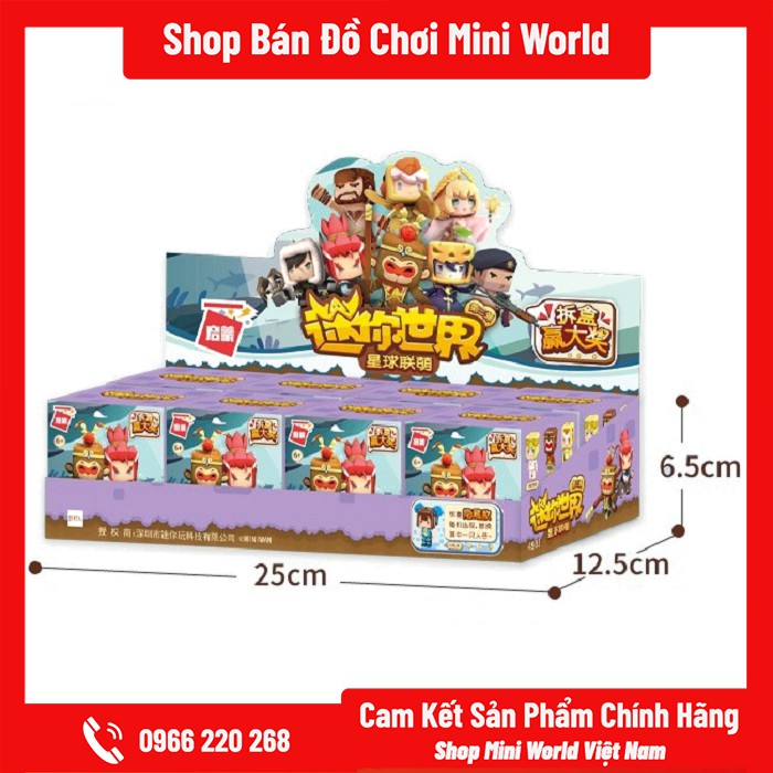 Mô hình Mini World Nhân Vật Bí Ẩn Series 3 [Trọn Bộ Gồm 8 Hộp]